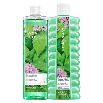 Zestaw do pielęnacji ciała Senses Water Mint