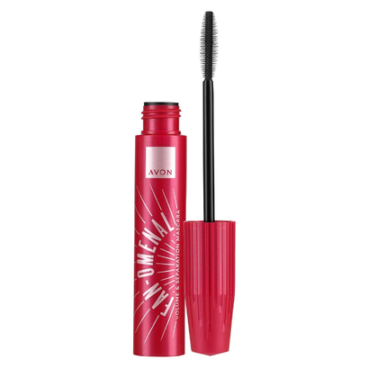 Pogrubiająco-rozdzielający tusz do rzęs Fan-Omenal Avon Brown Black