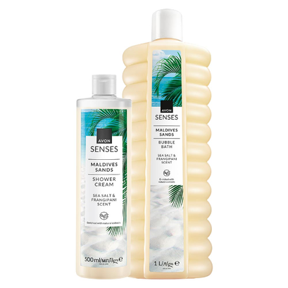 Zestaw pod prysznic i do kąpieli Senses White Sands