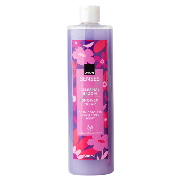 Kremowy żel pod prysznic Celestial Bloom Senses – 500 ml