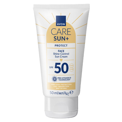 Matujący krem nawilżająco-ochronny do twarzy SPF 50 - CARE SUN +