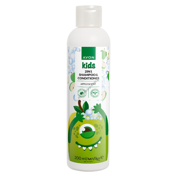 2w1 szampon i odżywka – jabłko Avon Kids – 200 ml