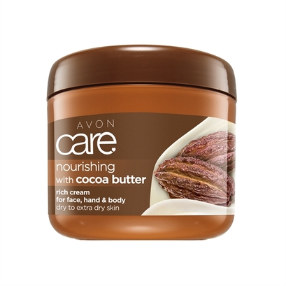 Regenerująco-odżywczy krem do ciała i twarzy z masłem kakaowym (400 ml) - Avon Care