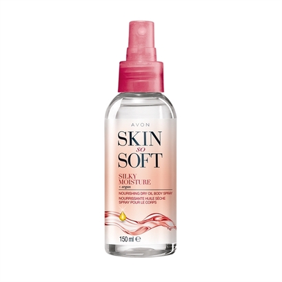 Nawilżająco-odżywczy olejek do ciała w sprayu z olejkiem arganowym (150 ml)  - Skin-so-soft
