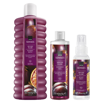 Zestaw rozpieszczający z limitowanej kolekcji Spiced Plum