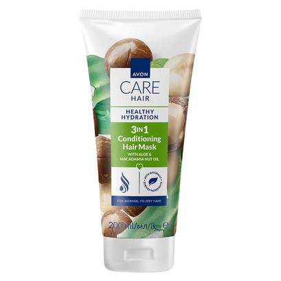Maska do włosów 3 w 1 Aloes i olejek z orzechów makadamia 200 ml