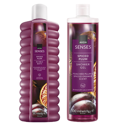 Zestaw kąpielowy z limitowanej kolekcji Spiced Plum
