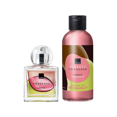 Zestaw Perfect Nonsense Choco Tuberose z żelem pod prysznic