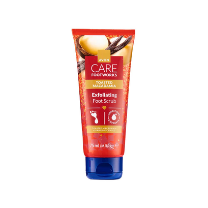 Footworks Peeling do stóp Pieczone orzechy macadamia 75 ml